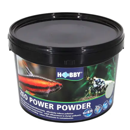Цеолітовий порошок для очищення акваріума Hobby Zeo Power Powder 2кг (51076)