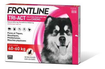 Краплі Boehringer Ingelheim Frontline TRI-ACT від бліх і кліщів для собак, XL, ціна за 1 піпетку