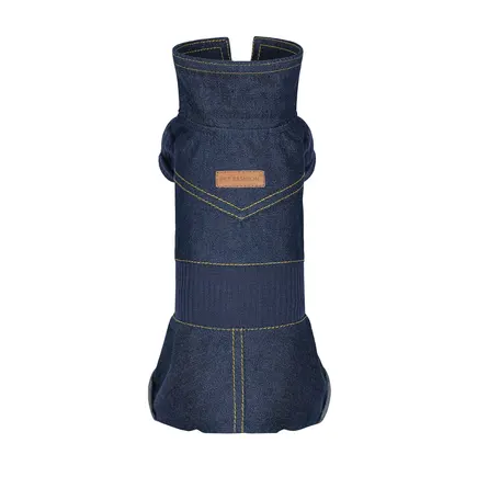 Комбінезон Pet Fashion «Jeans» для собак, розмір М, джинс