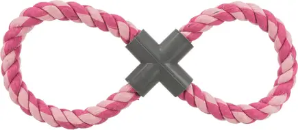 Іграшка Trixie Канат-вісімка плетений для собак, 35 см