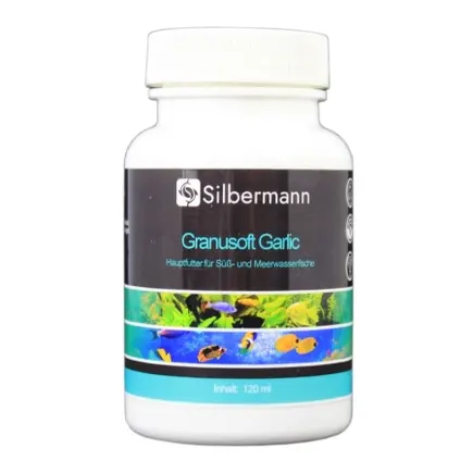 Корм Silbermann Granusoft Garlic 120 ml (SIMS130) гранули з часником для морських та прісноводних риб