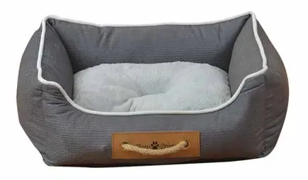 АnimAll Лежак Nena XL з ручкою-мотузкою GREY (73X59X18)