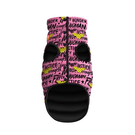 Курточка для собак WAUDOG Clothes з малюнком "Диво-жінка в рожевому", M45, В 61-65 см, С 38-42 см