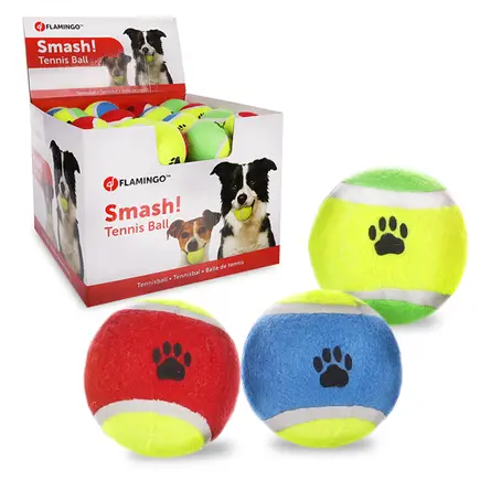 Flamingo Tennisball ФЛАМІНГО ТЕНІСНИЙ М’ЯЧ іграшка для собак диаметр 6 см