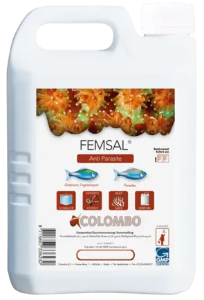 Засіб проти шкірних паразитів у морських риб COLOMBO MARINE FEMSAL 2500 ML 12.500 LTR* (N5060617)