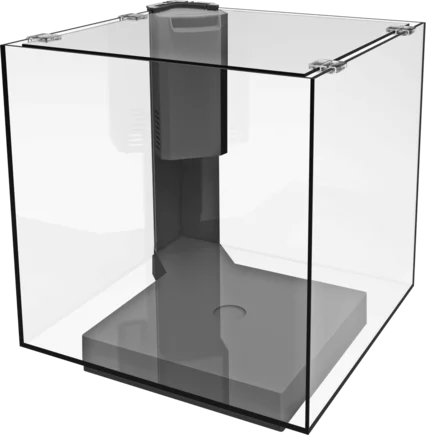 Акваріум скляний з підставкою чорний SF QUBIQ 15 BLACK EMPTY TANK + BASE (A4050741)