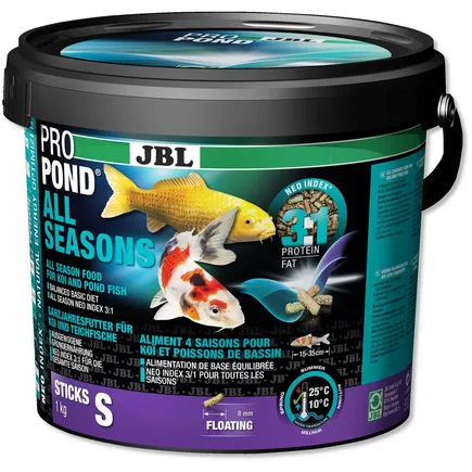 JBL корм ProPond Всі сезони S 1kg , 41245