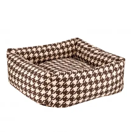 Лежак для Тварин BronzeDog Comfort Квадратний Коричневий S