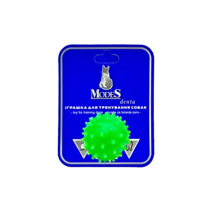 М'яч Міна зелений розмір XS-4 см, Дента (Denta) іграшка для собак MODES