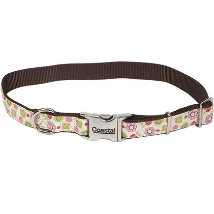Coastal Pet Attire Ribbon КОСТАЛ РІББОН нашийник для собак, 1.6х46см Квіти троянд