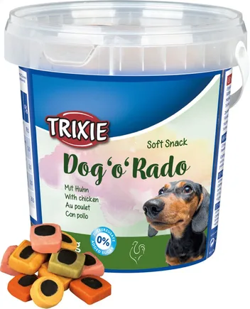 Вітамінізовані ласощі Trixie Soft Snack Dog o Rado для собак, курка, 500 г