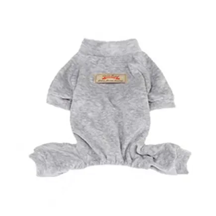 Костюм Dobaz Royal velour велюровий для собаки, сірий, L