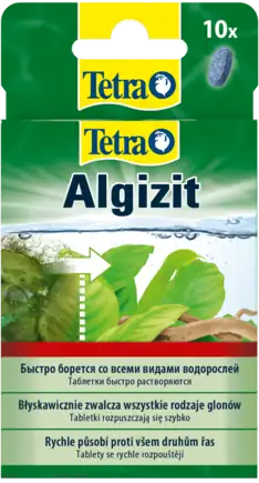 Засіб Tetra Algizit проти водоростей в акваріумі, 10 таблеток на 200 л