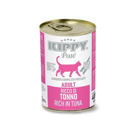 KIPPY вологий корм для котів - паштет з тунцем 400гр