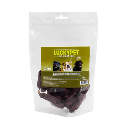 Ласощі Luсky Pet Сосиски яловичі 30 шт