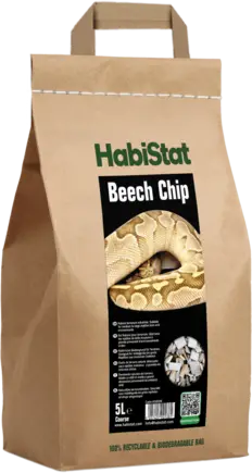 HABISTAT BEECH CHIP SUBSTRATE COARSE 5 LITRES (R4100005) субстрат для тераріума