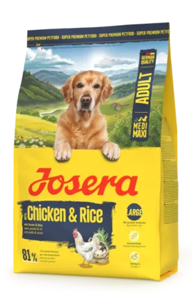 Сухий корм для собак Josera Chicken & Rice Adult Medi/Maxi (Large Breed) 3 кг