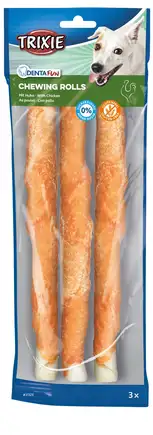 Паличка Trixie Denta Fun для чищення зубів собак, з куркою, 28 см, 250 г, 3 шт