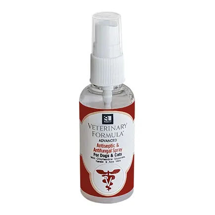 Veterinary Formula Advanced Antiseptic&Antifungal Spray ВЕТЕРИНАРНА ФОРМУЛА АНТИСЕПТИЧНИЙ і ПРОТИГРИБКОВИЙ лікувальний спрей для собак і котів 0,045 л
