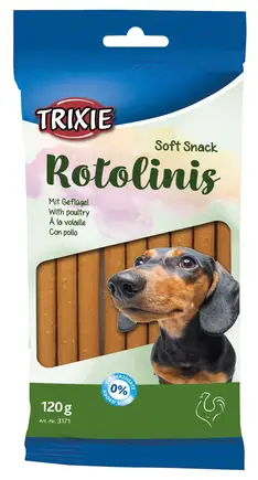 Ласощі Trixie Soft Snack Rotolinis для собак, домашня птиця, 120 г