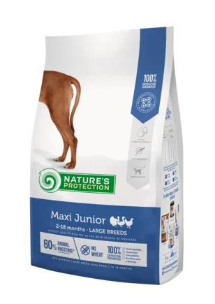 Сухий корм для цуценят великих порід Maxi Junior Large Breeds 4кг