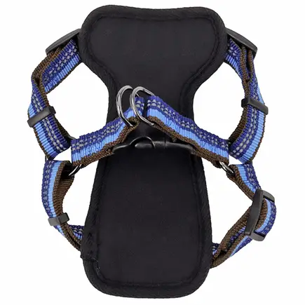 Coastal K9 Explorer Harness КОСТАЛ К9 ЕКСПЛОРЕР світловідбивна шлея з нагрудником для собак 2.3-4.5кг Сапфіровий