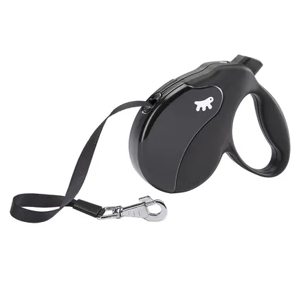 Ferplast AMIGO L TAPE BLACK Рулетка-поводок зі стрічкою