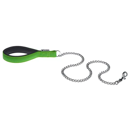 Ferplast DAYTONA GM25/100 VERDE CHROME Повідець для собак з металевим ланцюжком