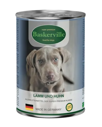 Baskerville Консерви для собак. Ягня та півень 400 г
