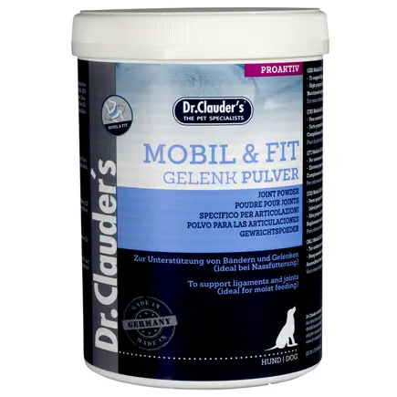 Вітамінно-мінеральний комплекс для собак Dr.Clauder’s Mobil & Fit Joint Powder для зміцнення зв'язок та суглобів, 1100 г порошок