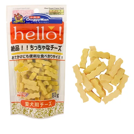 DoggyMan Wave Shaped Cheese Snack Original Flavor ДОГГІМЕН СИРНІ ПАЛИЧКИ ХВИЛЯ ласощі для собак 0,08 кг