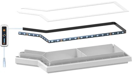 Світлодіодний світильник SF QUADRO 70 MULTI COLOUR LED (A4052345)