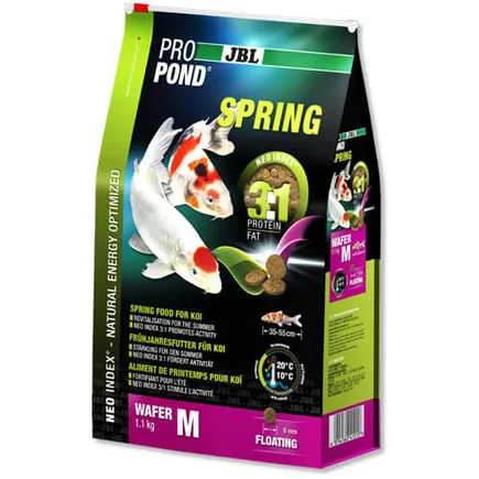 Весняний корм JBL ProPond Spring M для вряди середнього розміру, 1,1 кг