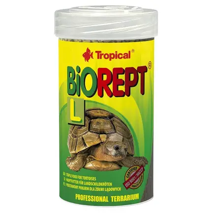 Сухий корм для сухопутних черепах Tropical в паличках «Biorept L» 100 мл, 28 г