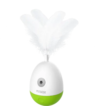 Іграшка для Котів PetGeek Lasertoy "Лазерне Яйце" із Звуковим Ефектом та Лазерним Променем M