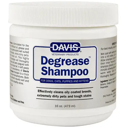 Davis Degrease Shampoo ДЕВІС ДЕГРІС знежирювальний шампунь для собак і котів 0,473 л