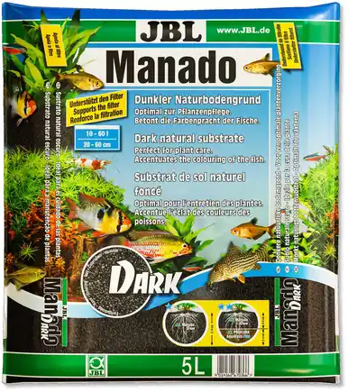 Темний натуральний субстрат JBL Manado Dark для акваріумів, 5 л