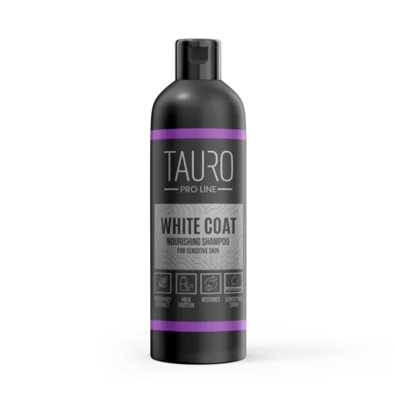 Поживний шампунь для собак і котів з білою шерстю White Coat Nourishing Shampoo 250 мл