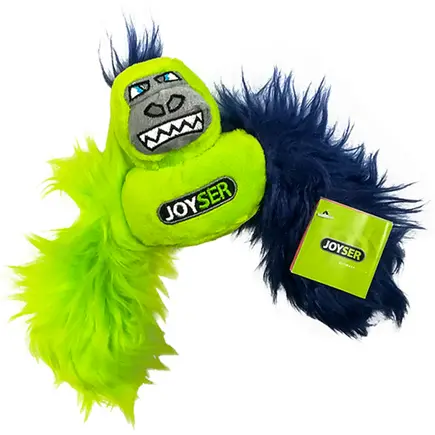 Joyser Squad Mini Gorilla ДЖОЙСЕР МІНІ ГОРИЛА м`яка іграшка з пищалкою для собак Зелений