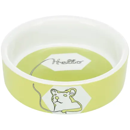 Миска Trixie для гризунів Hello Hamster хом'як керамічна 8 см 90 мл