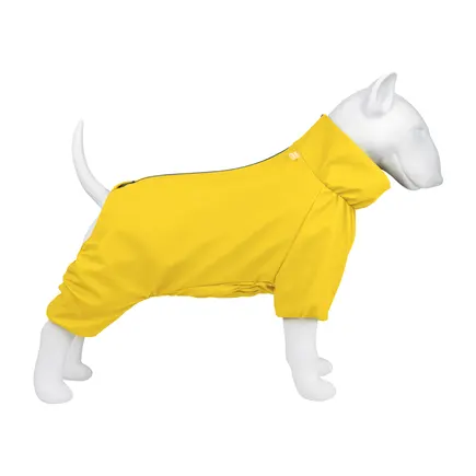 Дощовик для собак WAUDOG Clothes, водонепроникний, XS30, В 43-45 см, С 27-30 см, жовтий