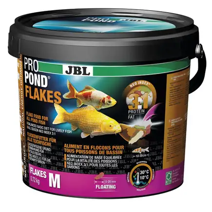JBL (ДжБЛ) ProPond Flakes корм пластівці для всіх видів ставкової риби M, 720г.