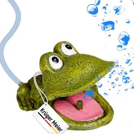 Декорація весела жаба Kruger Meier Froggy Bubble 11x8x5см (1185)