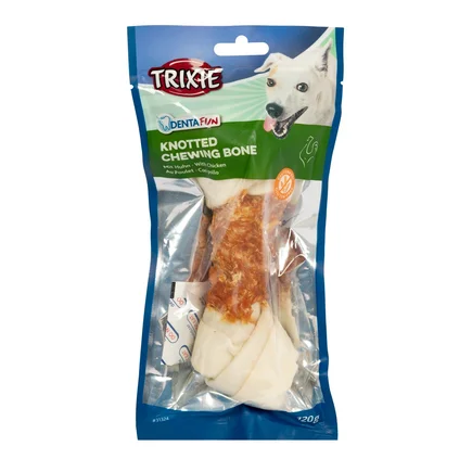Кісточка Trixie Denta Fun для чистки зубів собак, з куркою, 18 см, 120 г