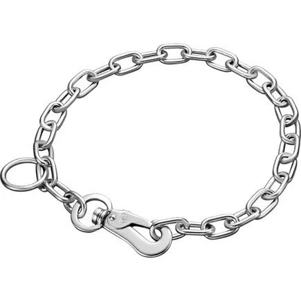 Sprenger Long Link середня ланка+карабін нашийник для собак, 3мм, сталь 3 мм, 60 см