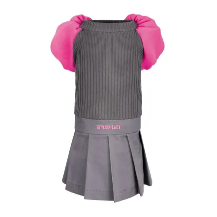 Сукня Pet Fashion «Classic» для дівчаток, розмір M, коричнева