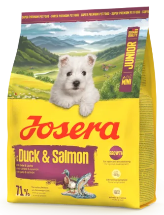 Корм для собак Josera Mini Junior Duck & Salmon 3 кг