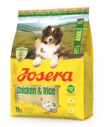 Корм для собак Josera Chicken & Rice Adult All Sizes (Geflügel-Menü) 3 кг