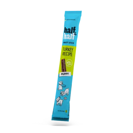 Ласощі Half and Half м ясна паличка з індичкою, для цуценят, 12 г