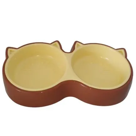 Пластикова миска AnimAll для котів (2 х 350 мл)